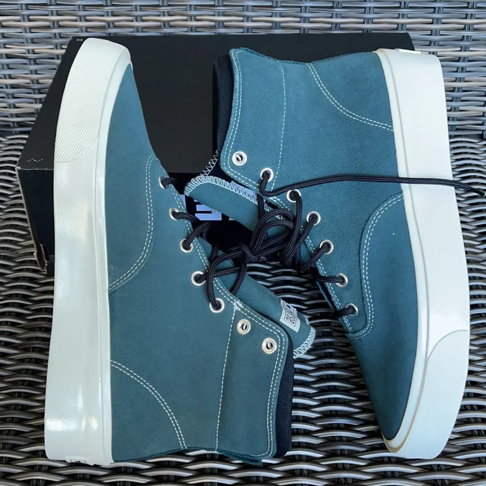 Converse Skid Grip Hi Succulent Green/Black/Egret MEN`S - Picture 12 of 16